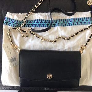 Tory Burch Parker wallet on chain